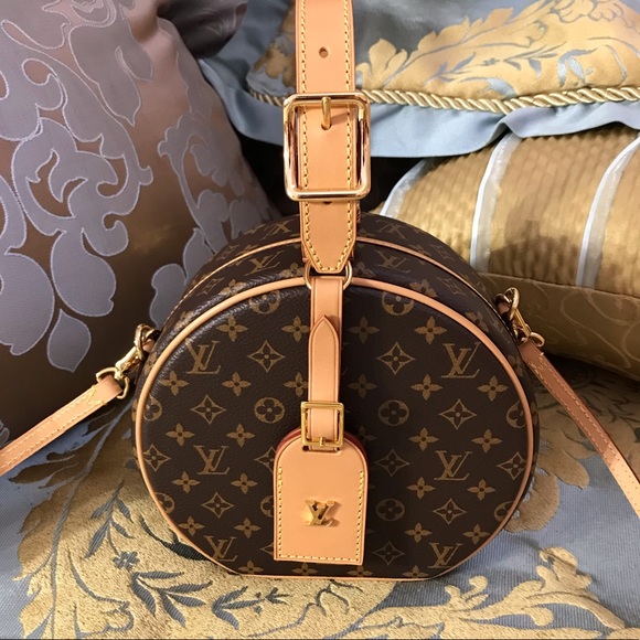 Louis+Vuitton+Petite+Boite+Chapeau+Brown+Leather for sale online